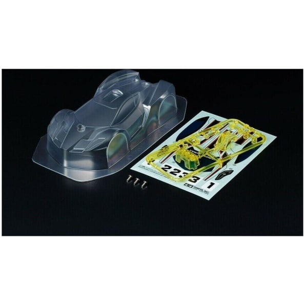 Tamiya 95614 Mini 4wd Festa Jaune L Clear Body Set (Polycarbonate) - Toys  in Fabula