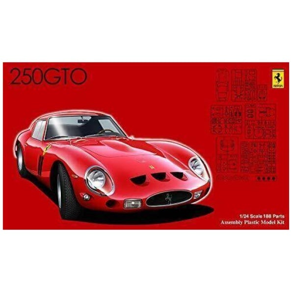 Fujimi 123370 Ferrari 250 GTO Kit Montaggio 1/24 - Toys in Fabula